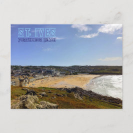 Cartão Postal Porthmeor Beach - St. Ives - Cornwall