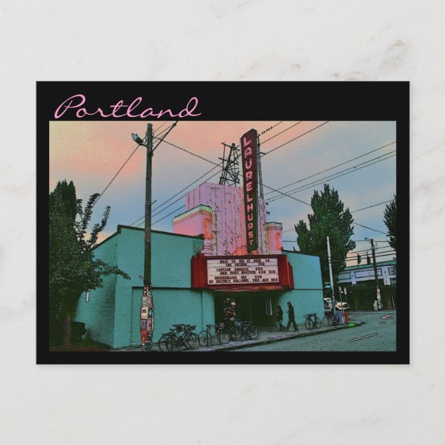 Cartão postal Portland (Frente)