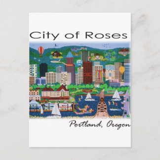 Cartão Postal Portland~ A cidade dos Rosas