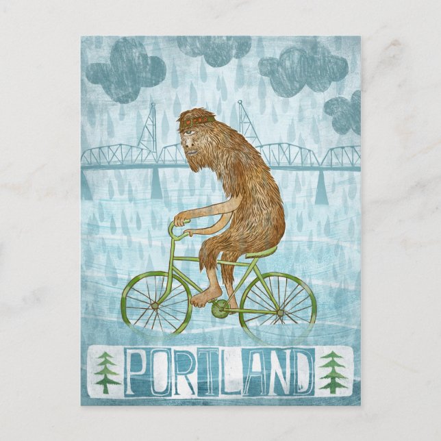 Cartão Postal Portland Bigfoot (Frente)