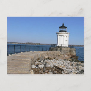 Cartão Postal Portland Breakwater Lighthouse_New England