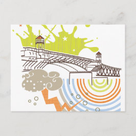 Cartão postal Portland da Burnside Bridge