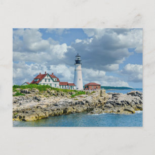 Cartão Postal Portland, farol de Maine