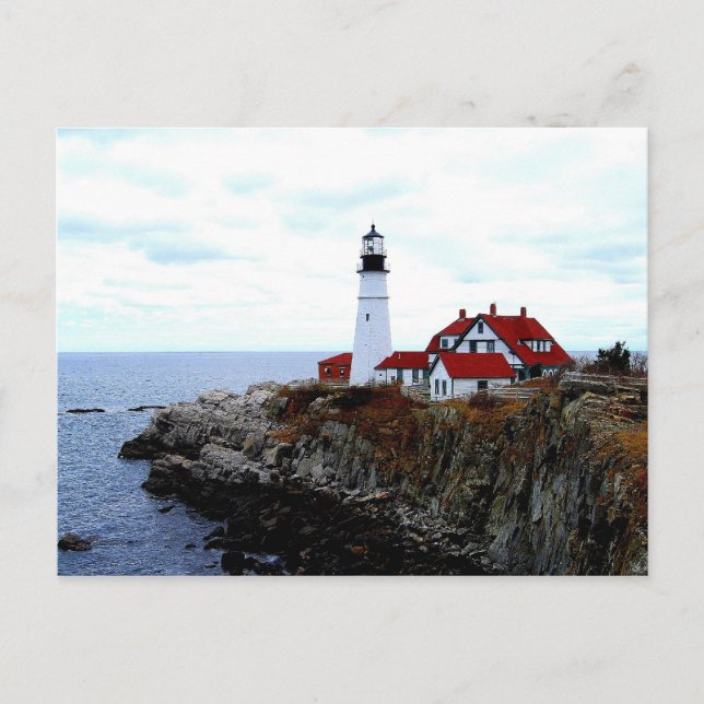 Cartão Postal Portland Head Light, Maine, Cartão-postal (Frente)