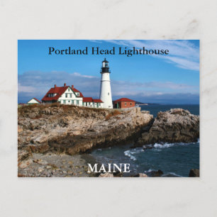 Cartão Postal Portland Head Lighthouse, Maine Postcard