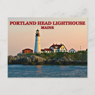 Cartão Postal Portland Head Lighthouse, Maine Postcard