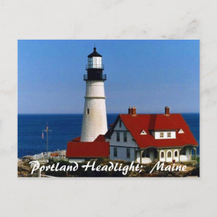 Cartão Postal Portland Headlight, Maine