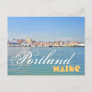Cartão Postal Portland, Maine, EUA