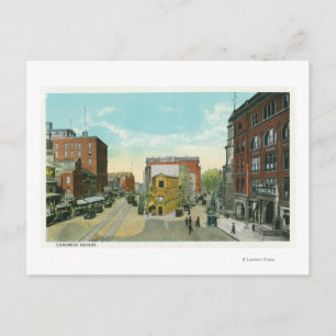Cartão Postal Portland, MaineVista Cênica da Praça do Congresso