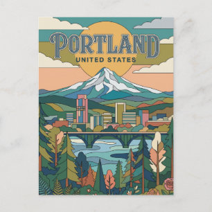 Cartão Postal Portland Oregon