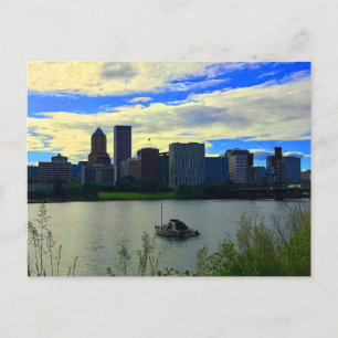 Cartão Postal Portland, Oregon Skyline nº 1 Cartão-postal