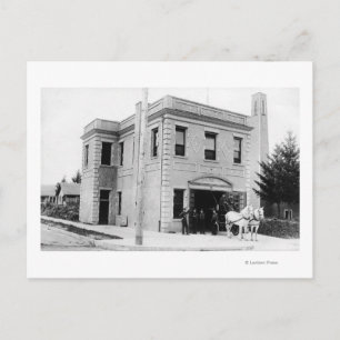 Cartão Postal Portland, OU Estação de Fogo #30 Carrinho de Cav