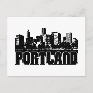 Cartão Postal Portland Skyline