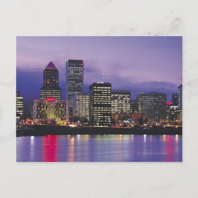 Cartão Postal Portland Skyline (Frente)