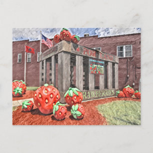 Cartão Postal Portland, TN Strawberry Festival Painting
