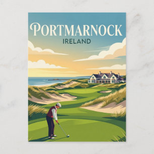 Cartão Postal Portmarnock, Irlanda