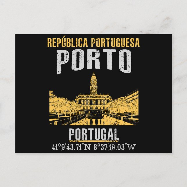Cartão Postal Porto (Frente)