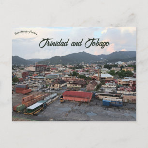 Cartão Postal Porto da Espanha Trinidade e Tobago