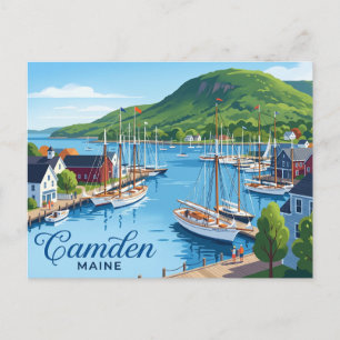 Cartão Postal Porto de Camden EUA