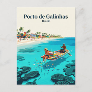 Cartão Postal Porto de Galinhas Brasil