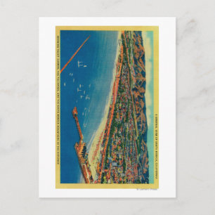 Cartão Postal Porto de Iates, The Palisades e Santa Monica