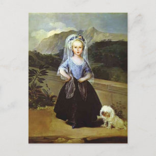 Cartão Postal Porto de Maria Teresa Borbón por Francisco Goya