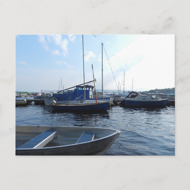 Cartão Postal Porto de Mountshannon - Irlanda (Frente)