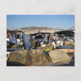 Cartão Postal Porto de Pesca Kusadasi