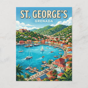 Cartão Postal Porto de St. George Grenada