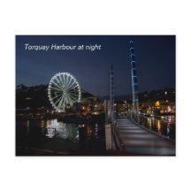 Porto de Torquay à noite