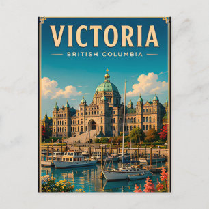 Cartão Postal 🌸 Porto de Vitória, Colúmbia Britânica