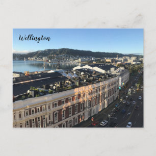Cartão Postal porto de Wellington nz