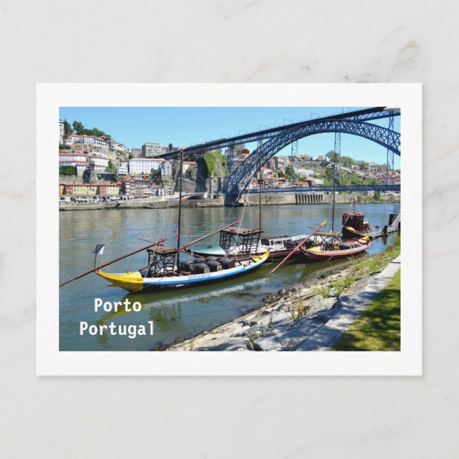 Cartão Postal Porto em Portugal (Frente)