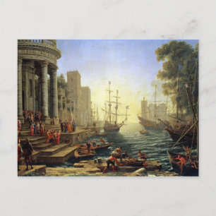 Cartão Postal Porto marítimo com o Embarque das Ruas. Úrsula