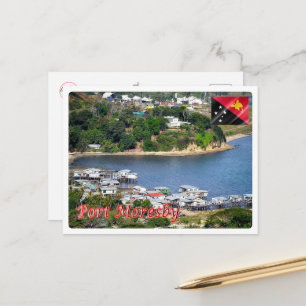 Cartão Postal Porto Moresby - Papua-Nova Guiné -