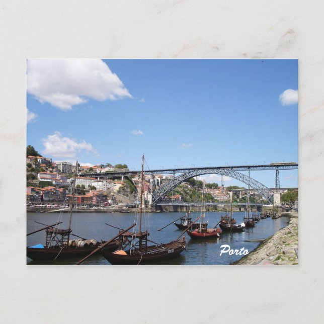 Cartão Postal Porto pelo cartão-postal do rio (Frente)