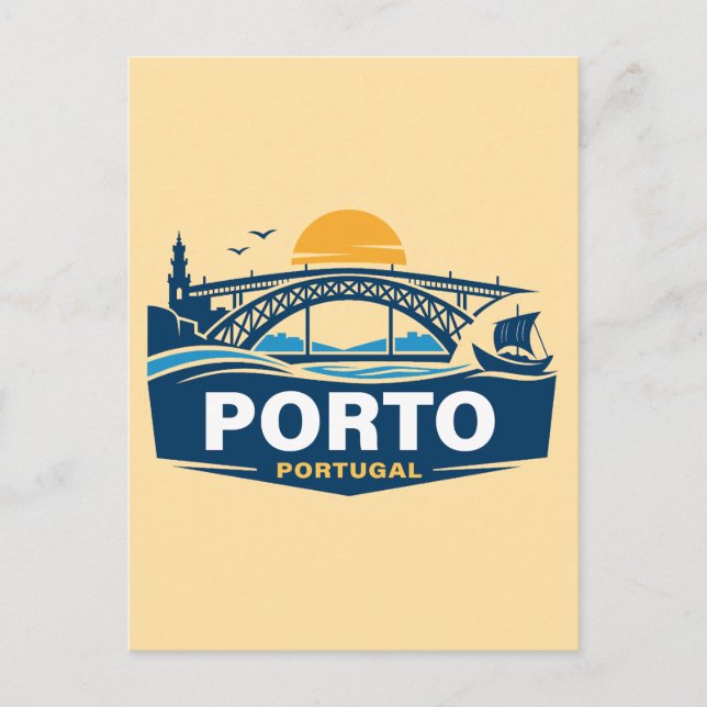 Cartão Postal Porto Portugal Europe (Frente)