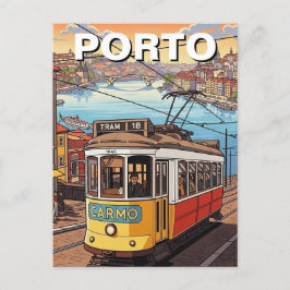 Cartão Postal Porto Portugal Viagem Abstrato