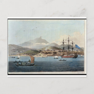 Cartão Postal Porto Praya na Ilha das Ruas.