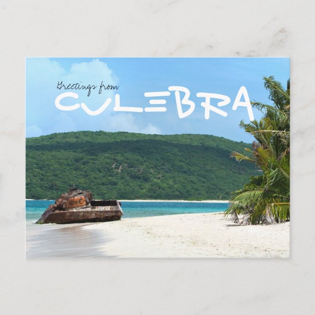 Cartão Postal Porto Rico Beach Tank (Frente)