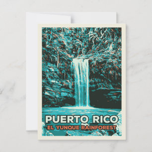 Cartão Postal Porto Rico, Parque Nacional El Yunque