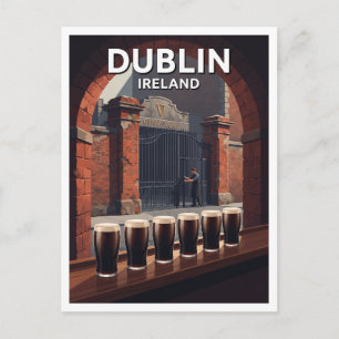 Cartão Postal Portões da Cervejaria Guinness, St. James's Gate D