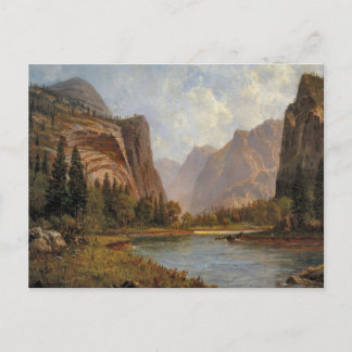 Cartão Postal Portões do Yosemite por Albert Bierstadt