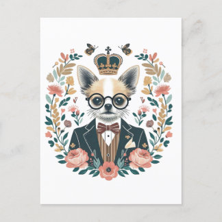 Cartão Postal Portrait folk du roi Chihuahua