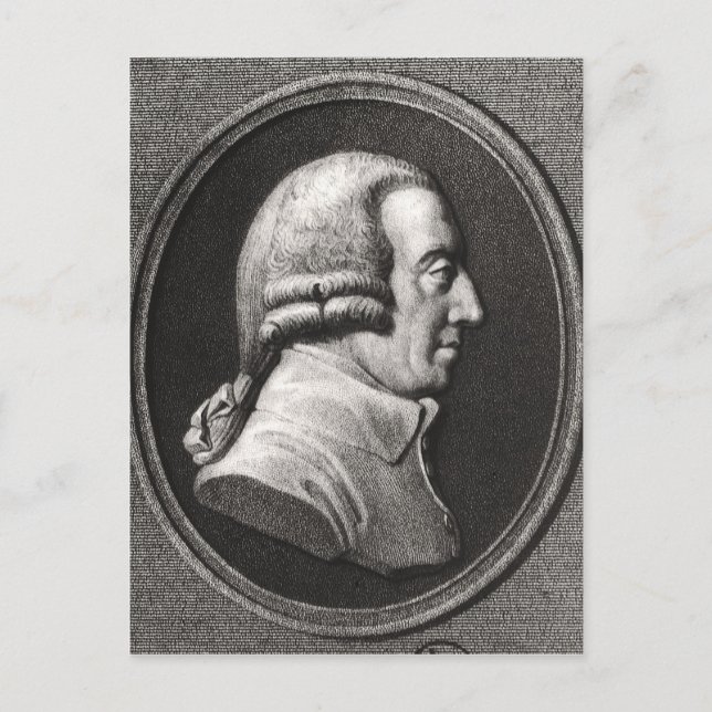 Cartão Postal Portrait from a medallion of Adam Smith (Frente)