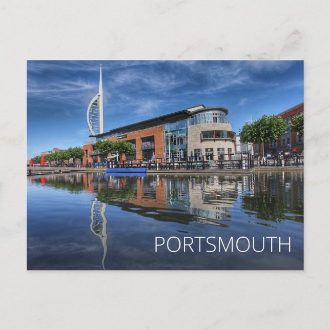 Cartão Postal Portsmouth (Frente)
