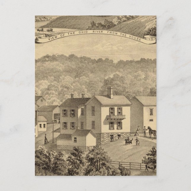 Cartão Postal Portsmouth, Ohio (Frente)