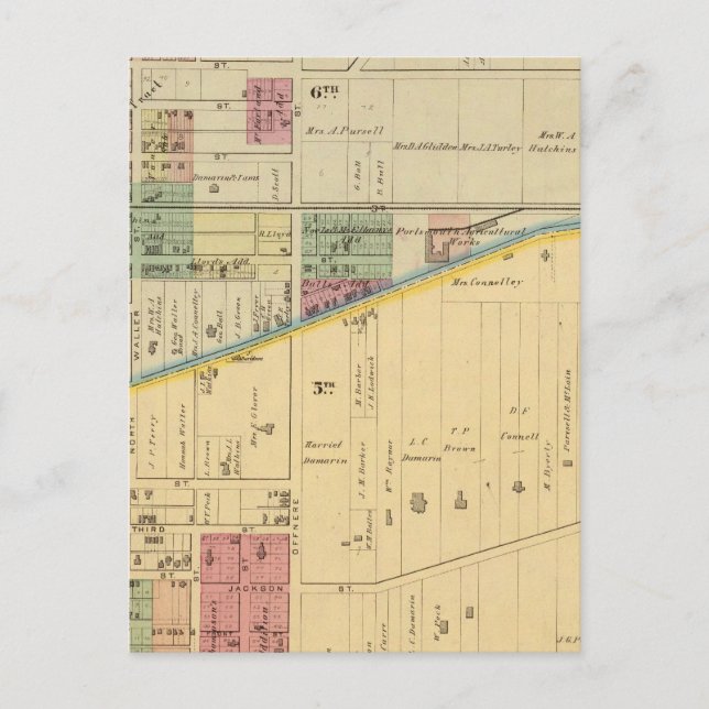 Cartão Postal Portsmouth, Ohio (Frente)