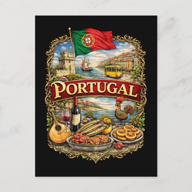 Cartão Postal Portugal (Frente)