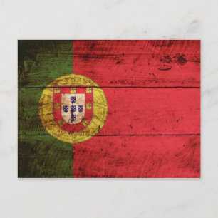 Cartão Postal Portugal Bandeira do Velho Grão de Madeira